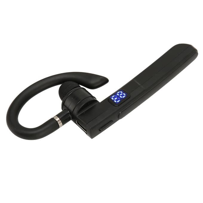 Bluetooth Oortje Handsfree Enkel Oor Ruisonderdrukking Digitaal Display IPX7 Waterdicht Spraak