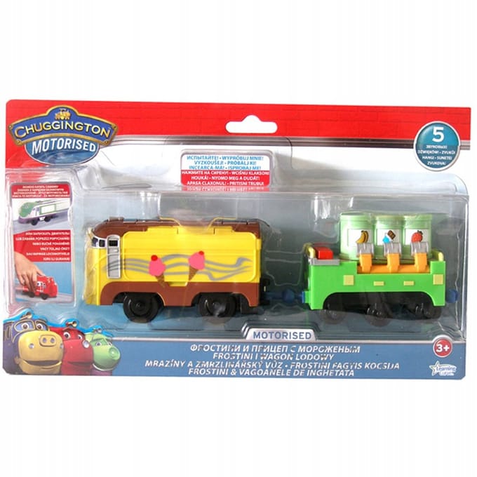 Chuggington Frostini Gemotoriseerde Trein - Geluid & Licht, 11cm
