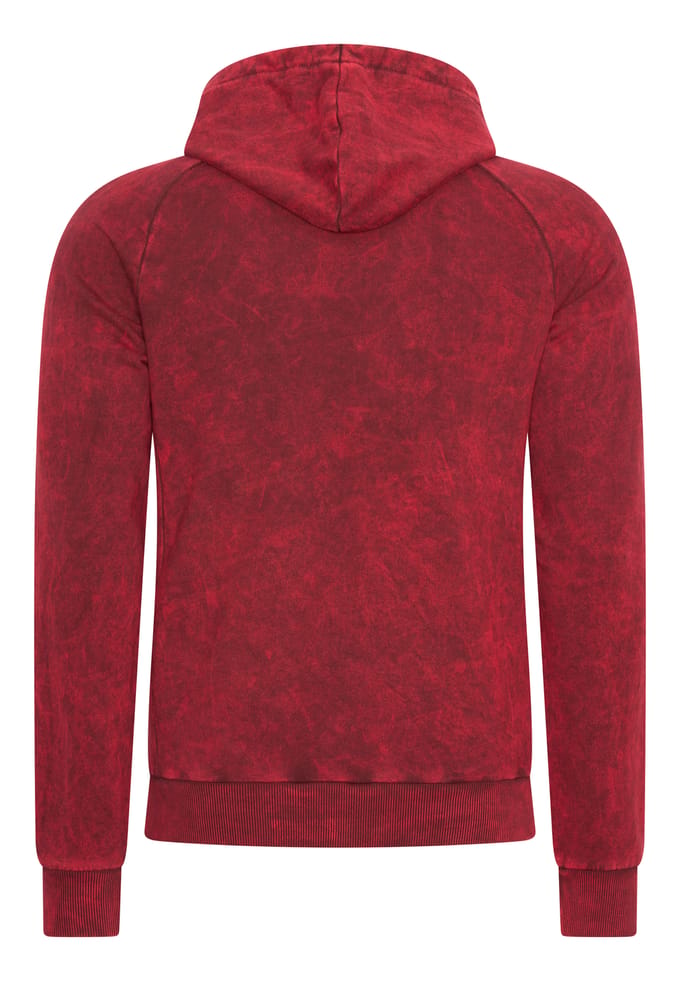 Gewassen hoodie met een used look