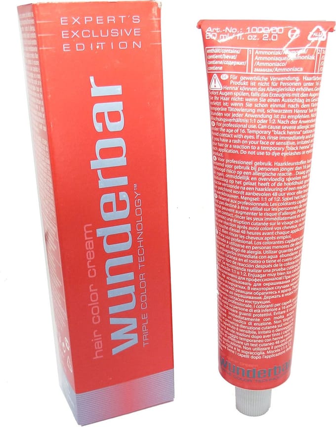 Wunderbar  Haarkleuring Crème Permanent 60ml - 0/0 clear tonr / klarton