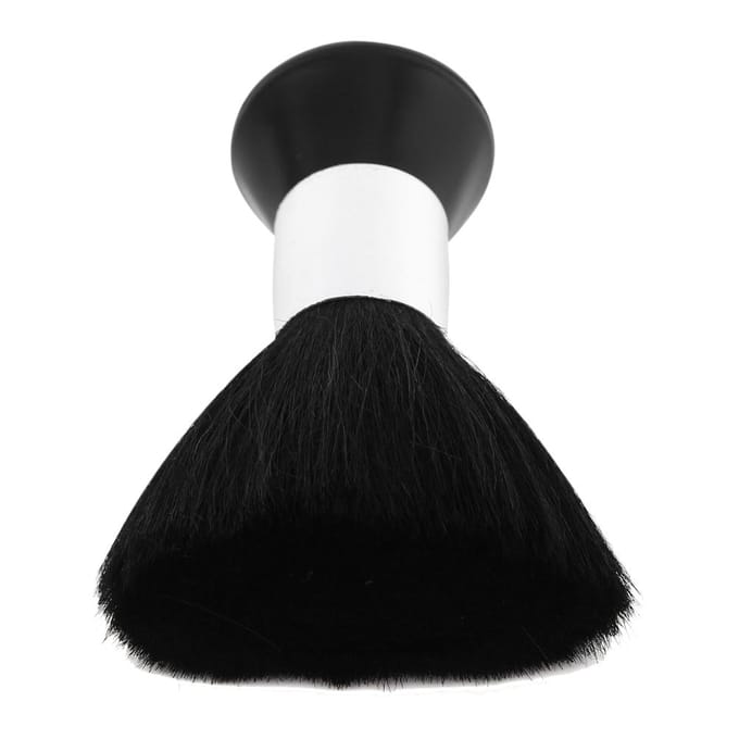 Professionele Zachte Zwarte Nek Gezicht Stofborstels Kapper Haar Schoon Haarborstel Styling Tools white