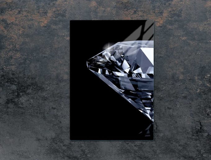 TMK ArtDeko - Snijplank - Glas - 35x52 cm - Diament