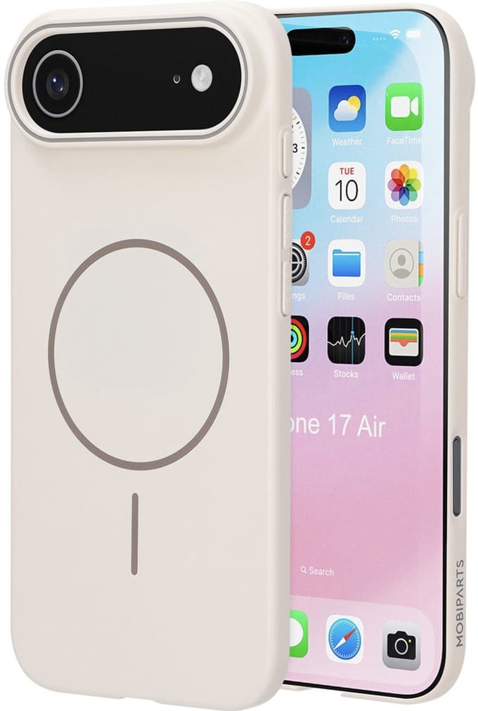 Mobiparts Slim Line Case geschikt voor Apple iPhone Air - MagSafe Off - Wit