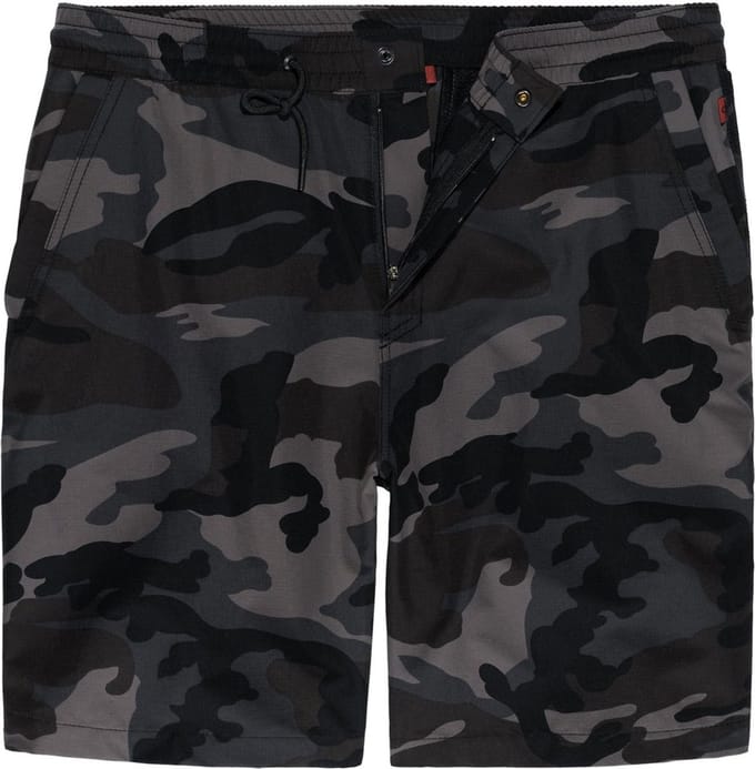 Vintage Industries korte vrijetijdsit-broek Eton -short Dark Camo