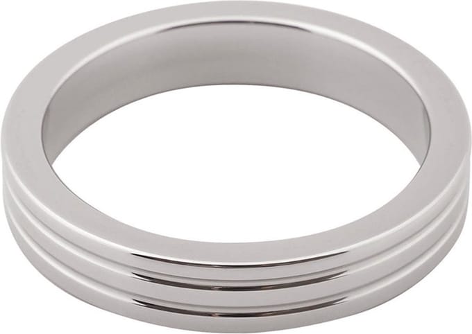 Cockring met groeven RVS 10 mm Ø 45 mm