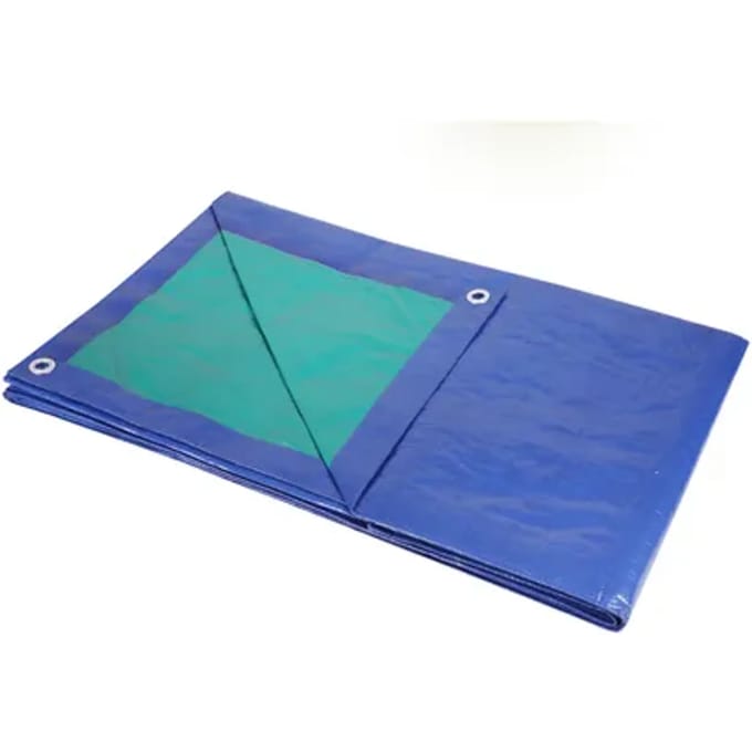 Sencys Afdekzeil Polyethyleen Groen/blauw 130gr/m² 6x8m