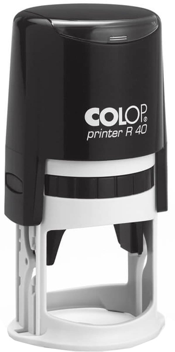 Colop Tekststempel Printer R40, rond, zwart