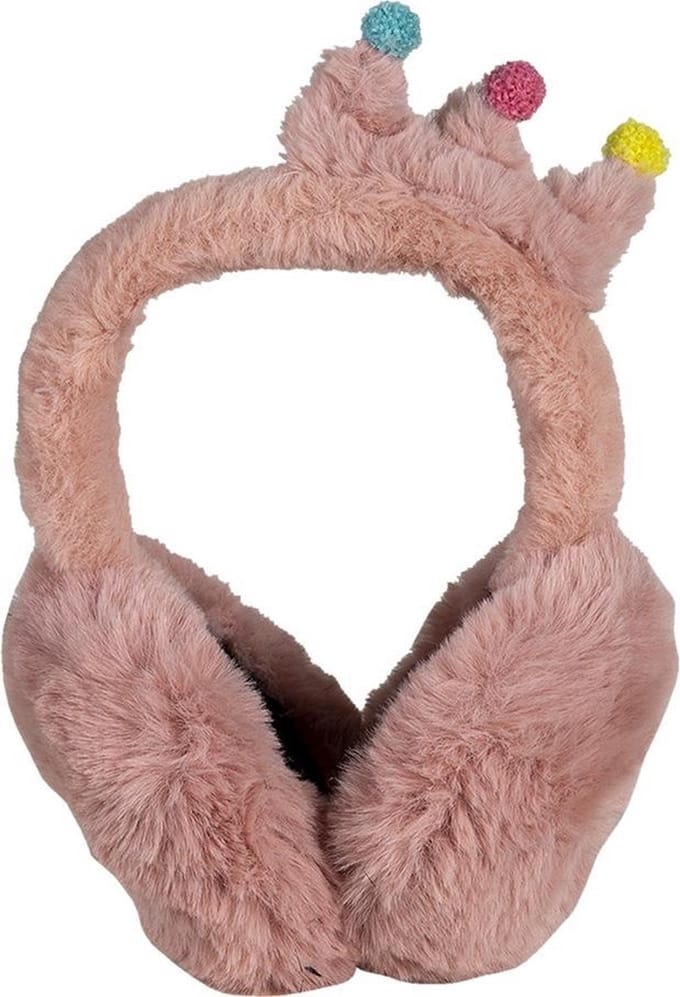 Melady Oorwarmers Kinderen Roze Polyester Kroon