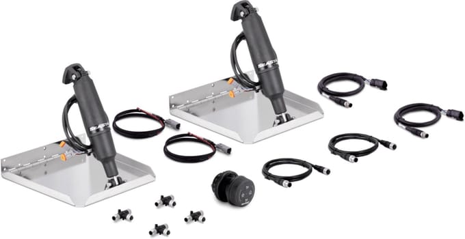 SeaStar Adaptive Trim Tab Systeem | 12" x 12" hoekmontage | ATT4231