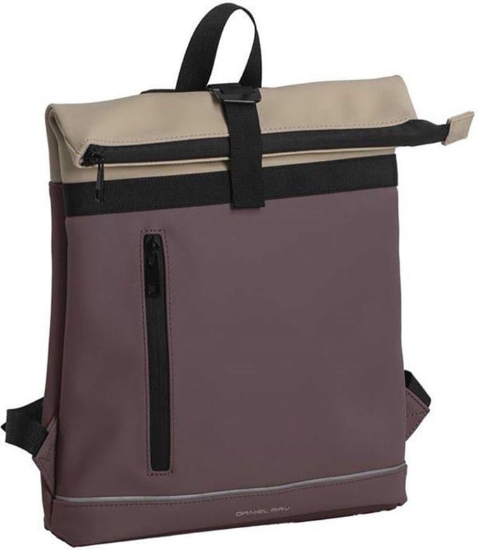 Daniel Ray Waterproof Rolltop Rugzak Seattle Old Purple/Khaki