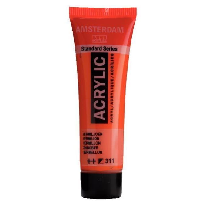 Verf - Acryl - 311 - Vermiljoen - Amsterdam - 20ml