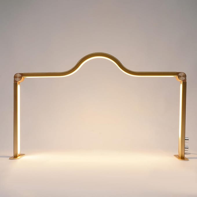 Verstelbare Halvemaan LED Lamp 48W voor Wimperstyling en Schoonheidbehandelingen