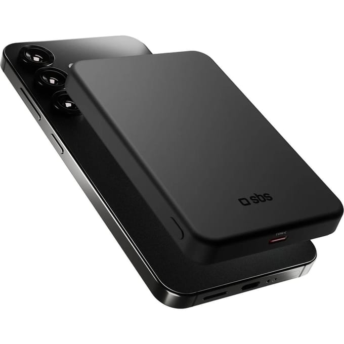 Mag Power Qi2 5000 mAh MagSafe USB-C PD 20W Batterie Externe Sans Fil - Noir