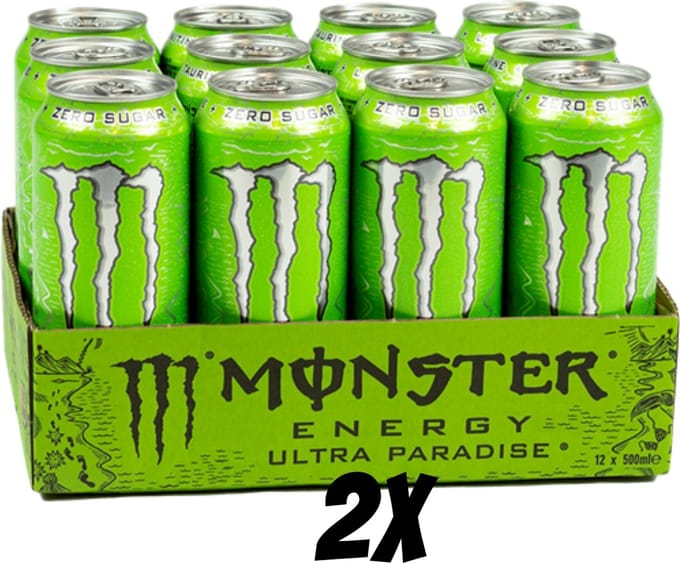 2x Monster Energy Ultra Paradise 2x 12 x500ml
