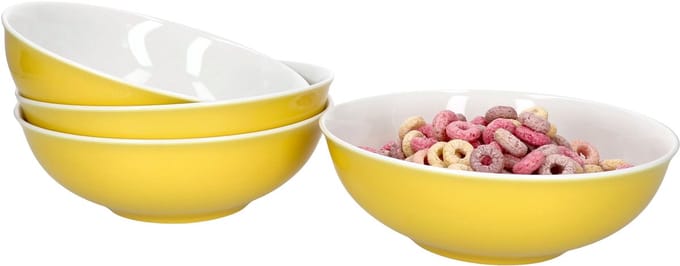 Set van 4 kommen 18cm geel Doppio - Ritzenhoff 64261