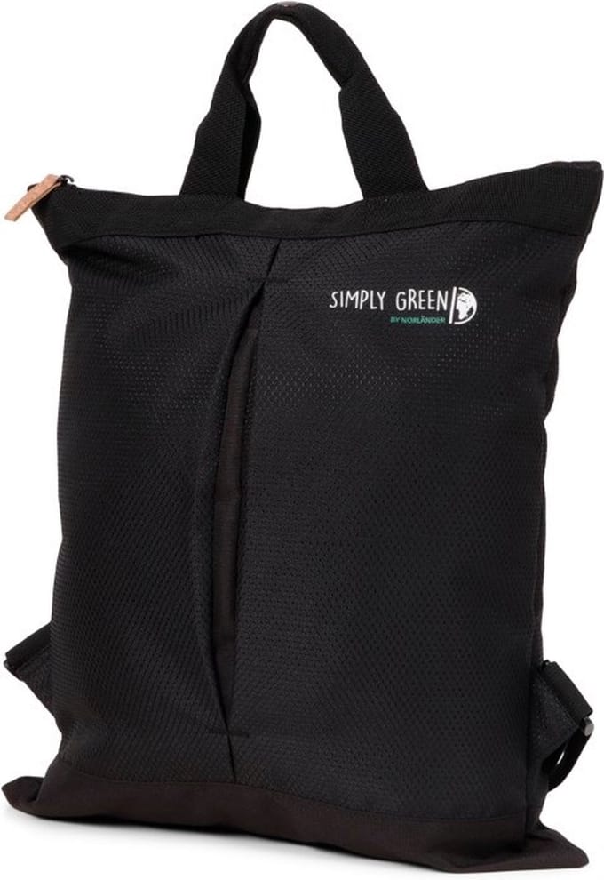 Norlander Simply Green shoppertas - Boodschappentas - Zwart
