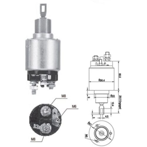 Magneetschakelaar, starter MAGNETI MARELLI 940113050558