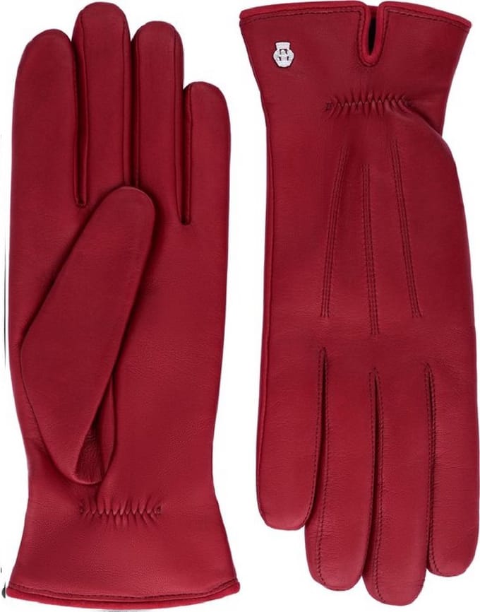 Roeckl Antwerpen Leren Dames Handschoenen Maat 7 - Rood