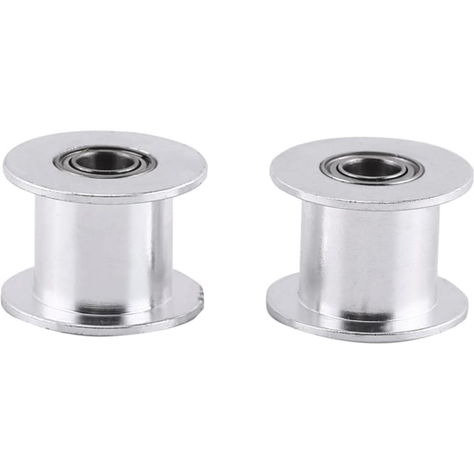 5 pièces Puley folle 3D Printer 2GT 20 dents sans dents pour largeur de courroie 10MM white