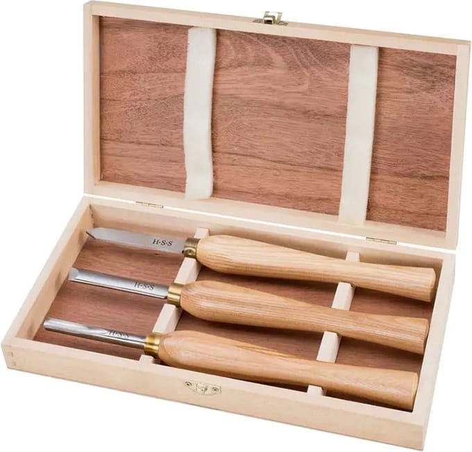 Mini Houtdraai-beitelset