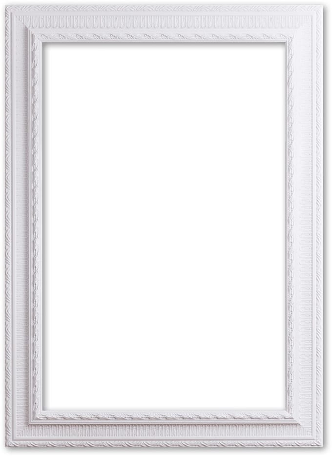 Barok Lijst 60x70 cm Wit - Dakota