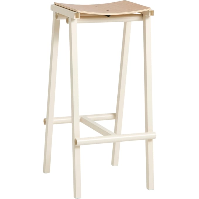 HAY Taburete 8 barkruk - H75 cm - eggshell