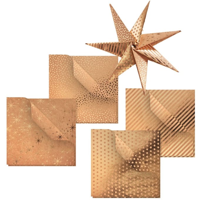 Vouwpapier "Kraftpapier goud"