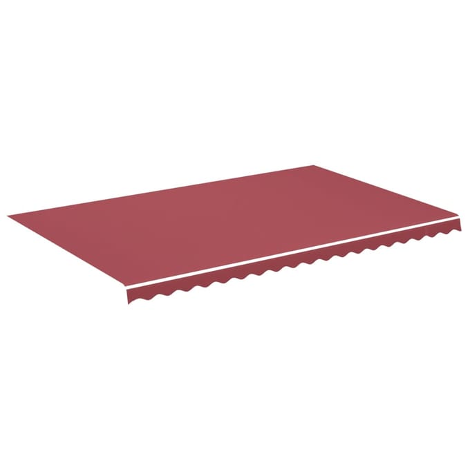 vidaXL - Vervangingsdoek - voor - luifel - 500x300 - cm - polyester - bordeauxrood