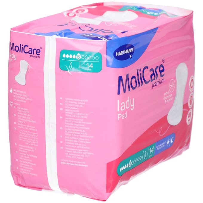 Hartmann Molicare Premium Lady Pads 5 druppels - 1 pak van 14 stuks