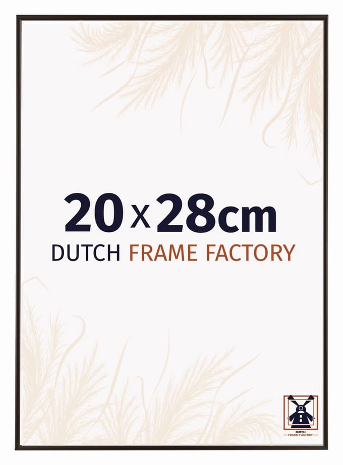 Fotolijst 20x28 cm - Kunststof - Antraciet - Easy