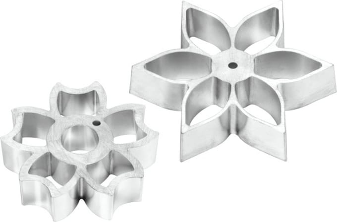 Plate-it buñuelos rosettes opzetstuk - Flower Power - 2-delige set