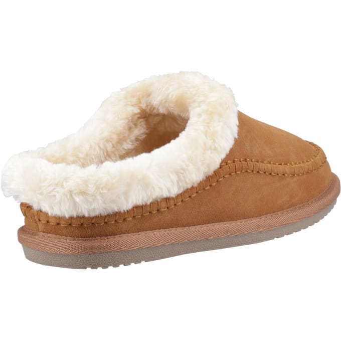 Hush Puppies Atticus Suède Heren Tan Slippers