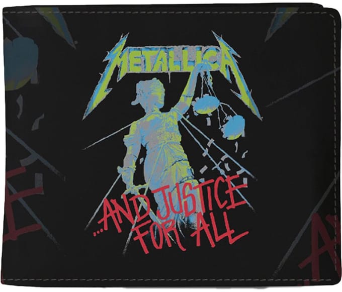 Rocksax Metallica - Justice For All Portemonnee - Zwart