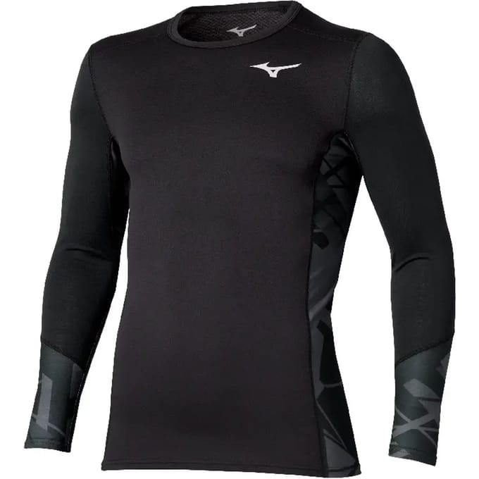 Mizuno Virtual Body G5 Lange Mouwen Basislaag Zwart XL Man