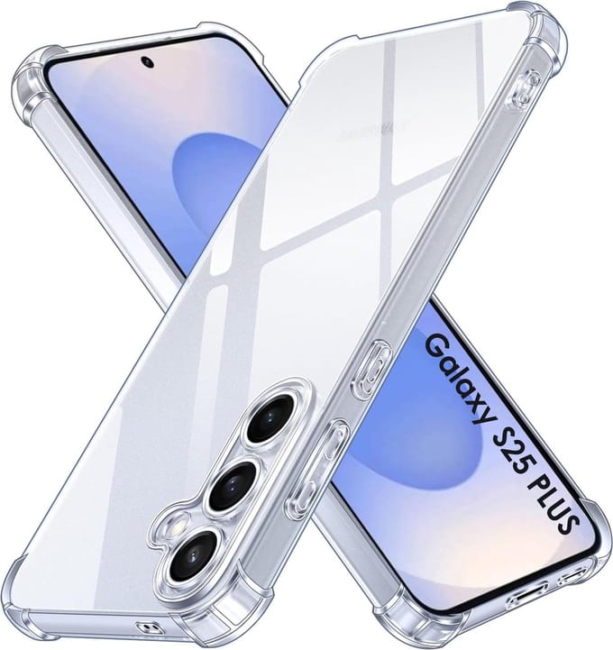Hoesje voor Samsung Galaxy S25 Plus backcover Shockproof siliconen Transparant