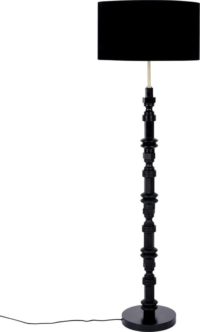 Zuiver Totem Vloerlamp/ Staande Lamp Zwart