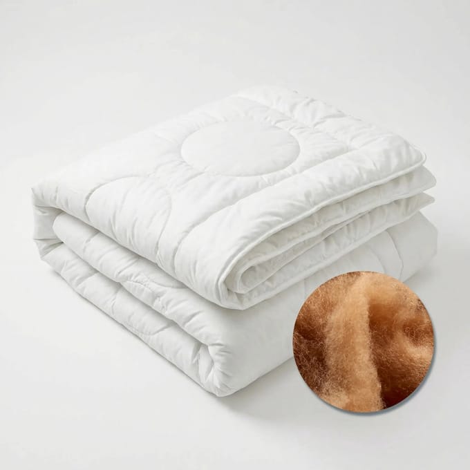 Kameelhaar dekbed 260x220 - Warmteklasse 3 & 90% kameelhaar, 10% Tencel