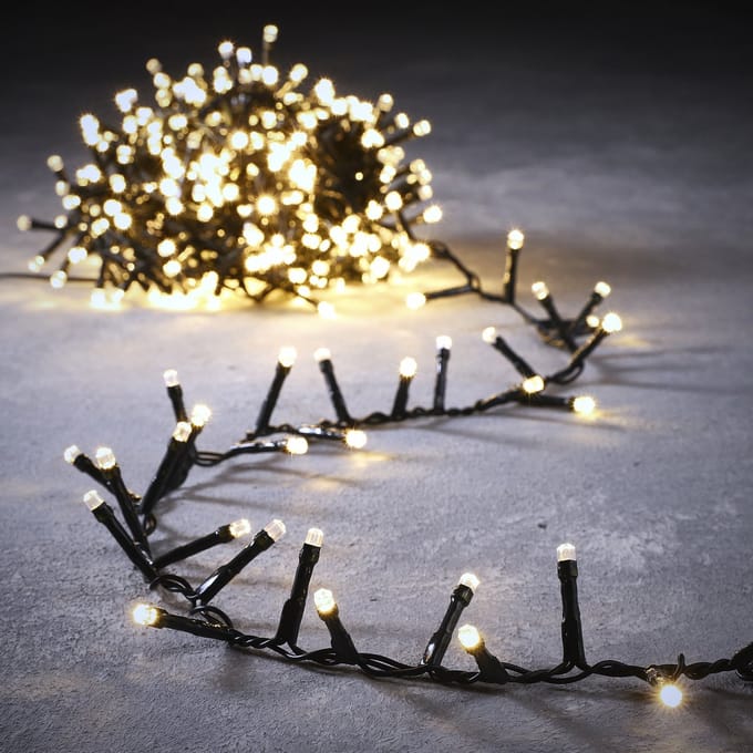 Luca Lighting - Snake light diamond clas.white 370led IP44 8FC tim-l1040cm