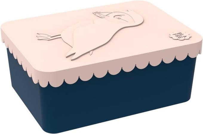 Brooddoosje Raaf peach/navy | Blafre