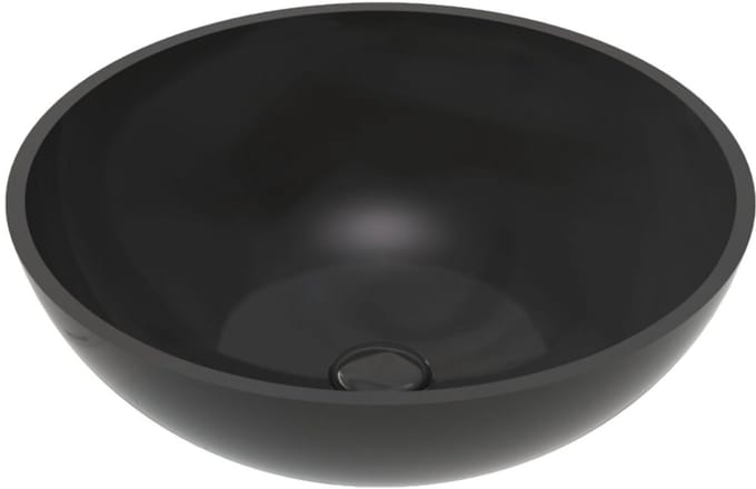 ALONI Per Solid Surface Opbouw Waskom – Mat Zwart
