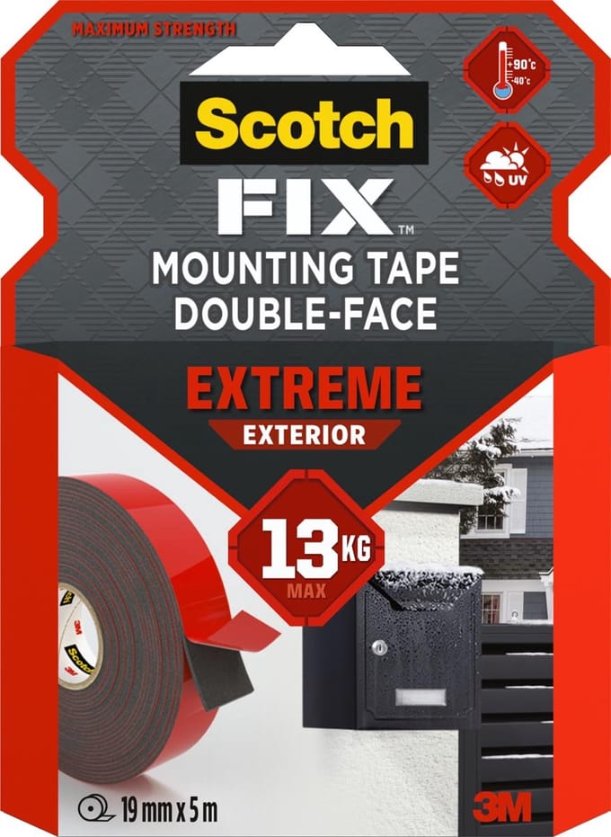 3M 40021950 kantoortape 5 m Grijs 1 stuk(s)