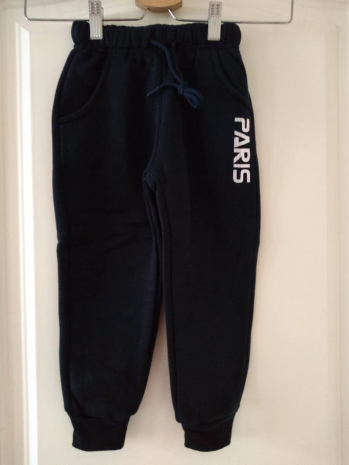 Jongens joggingbroek Paris donkerblauw 92