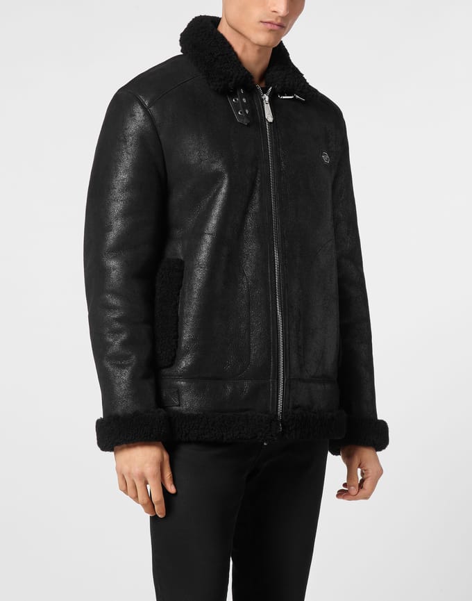 Leren Fitted Biker