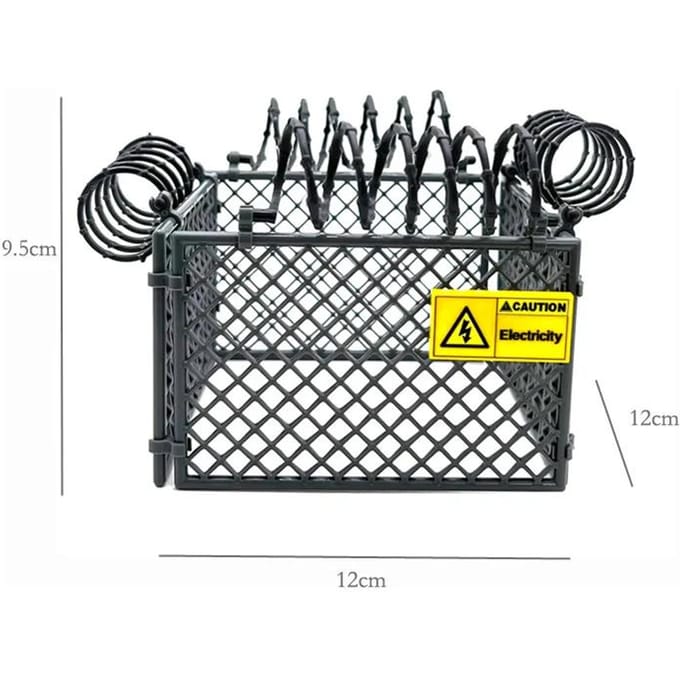 Bouwstenen Doe-het-zelf bord beschermend gaas bouwstenen Kippengaas veer militaire omheining scène MOC accessoires black