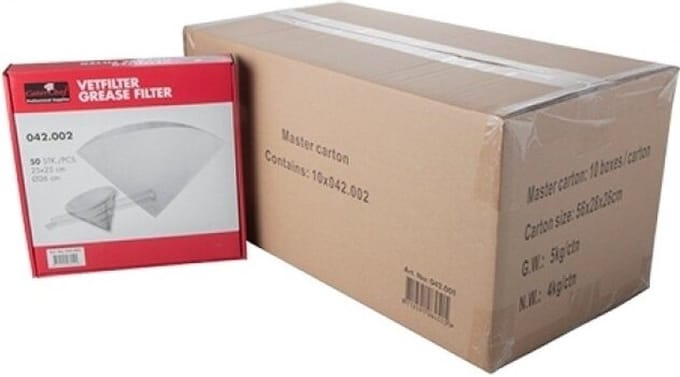 Vetfilter (10X50St.) - RoyalPaper 042001 - Horeca & Professioneel