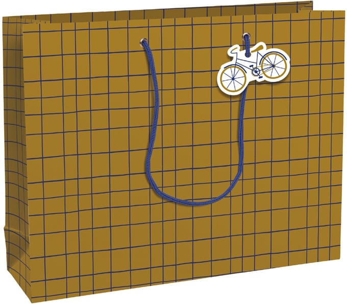 Clairefontaine cadeauzakje 'Fiets', klein.