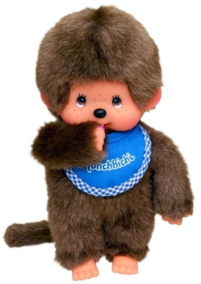 Monchhichi | Jongen Met Slab Blauw 20cm