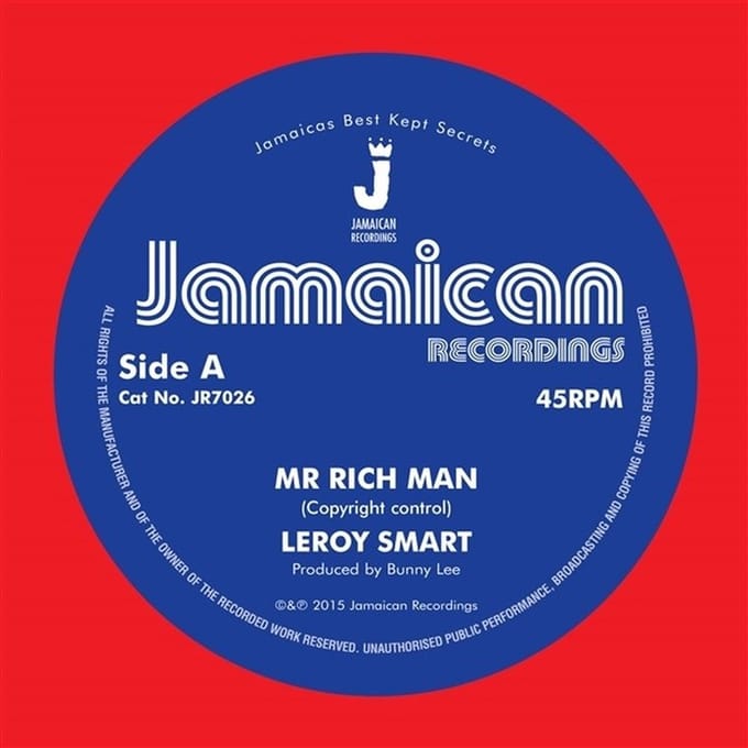 Leroy Smart - Mr. Rich Man (7" Single)