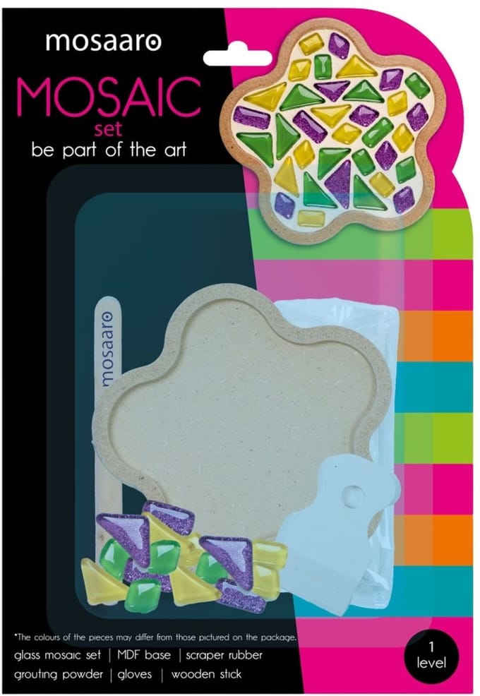Mosaaro Mosaaro Mozaiek set Glas Mozaiek Bloem MA1010.