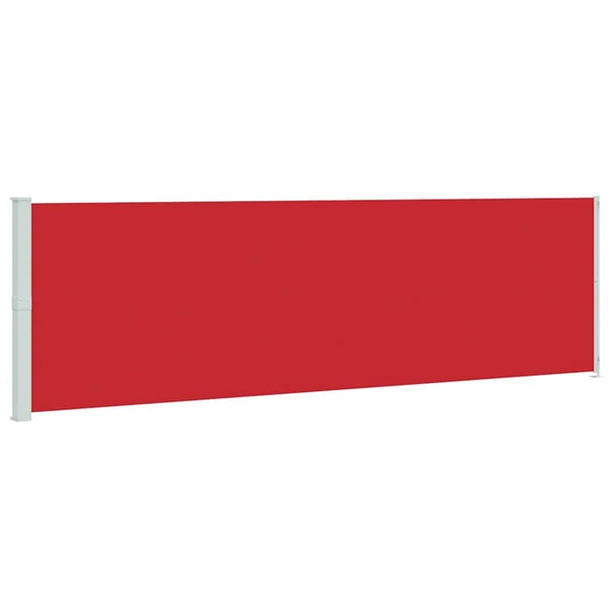 vidaXL - Tuinscherm - uittrekbaar - 180x600 - cm - rood